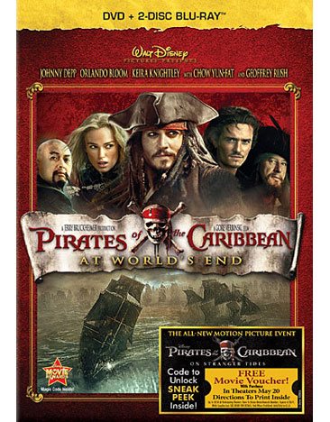 Pirates Of The Caribbean: At World's End (Three-Disc Blu-ray / DVD