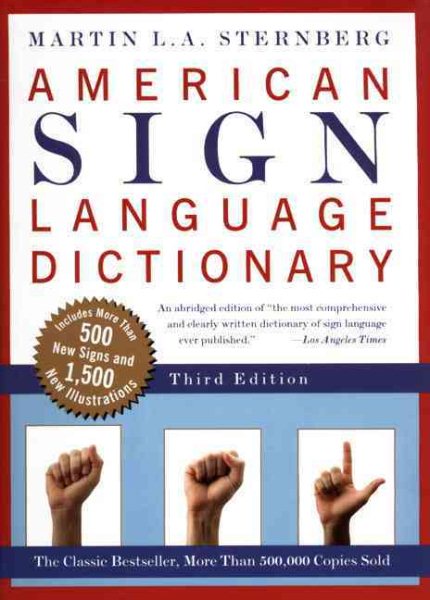 American Sign Language Dictionary, Third Edition cover