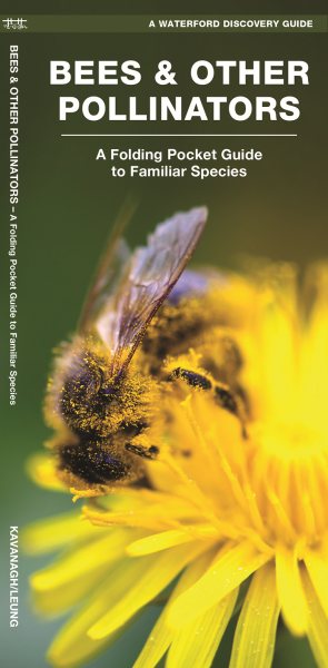 Bees & Other Pollinators: A Folding Pocket Guide to Familiar Species (Wildlife and Nature Identification) cover