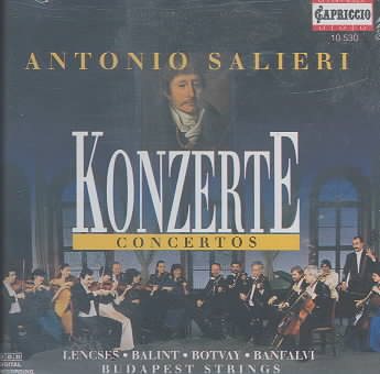 Salieri: Konzerte - Triple Concerto for Violin, Oboe & Cello; Double Concerto for Flute & Oboe; Symphony in D "La Veneziana" cover