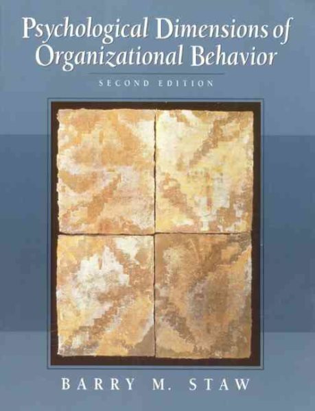 Psychological Dimensions of Organizational Behavior (2nd Edition) cover