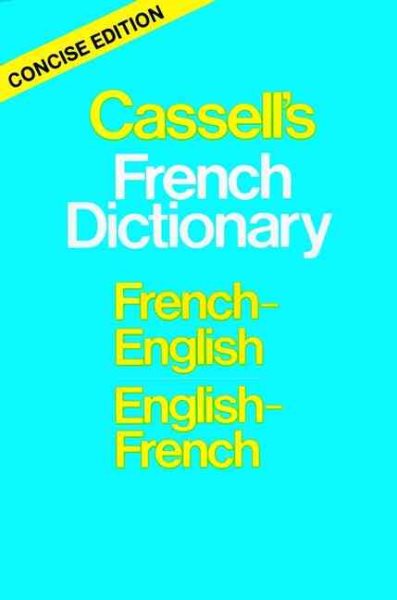Cassell's French-English, English-French Dictionary cover