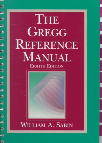 The Gregg Reference Manual cover