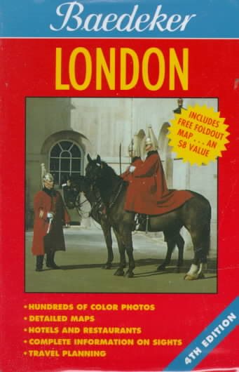Baedeker London (Baedeker's City Guides) cover