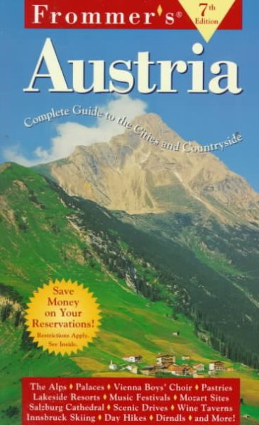 Frommer's Austria (7th ed) cover