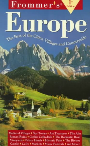 Frommer's Europe cover