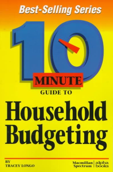 10 Minute Guide to Household Budgeting (10 Minute Guides) cover