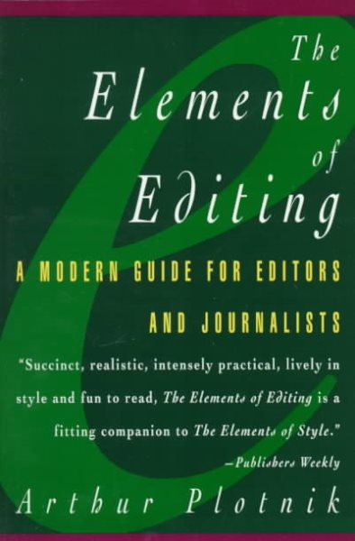 The Elements of Editing cover