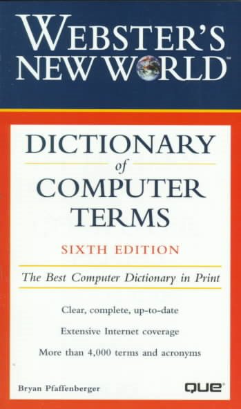 Webster's New World Dictionary of Computer Terms cover