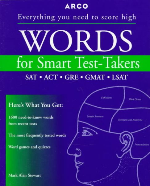Arco Words for Smart Test-Takers (Arco Academic Test Preparation) cover