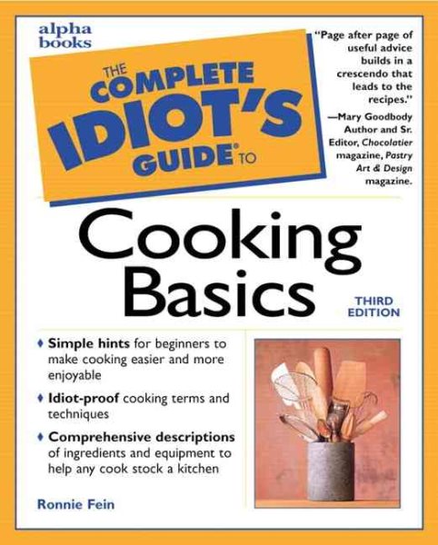 Complete Idiot's Guide to Cooking Basics, Third Edition cover