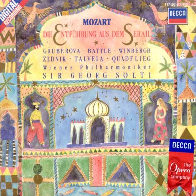 Mozart: Die Entfuhrung aus dem Serail / Solti, Venna State Opera Chorus, Vienna PO cover
