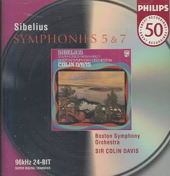 Sibelius: Symphonies Nos. 5 & 7 cover
