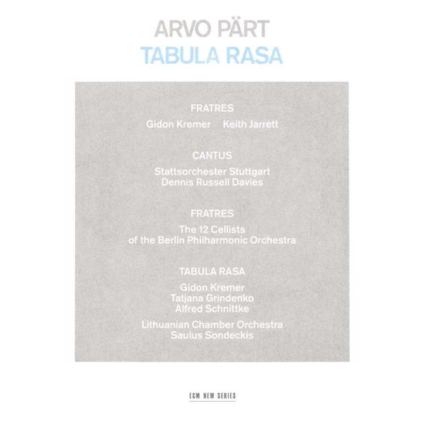 Arvo Part: Tabula Rasa cover