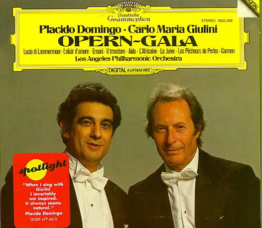 Placido Domingo and Carlo Maria Giulini - Opera Gala cover
