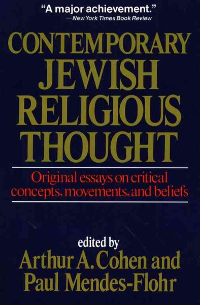 Contemporary Jewish Religious Thought cover