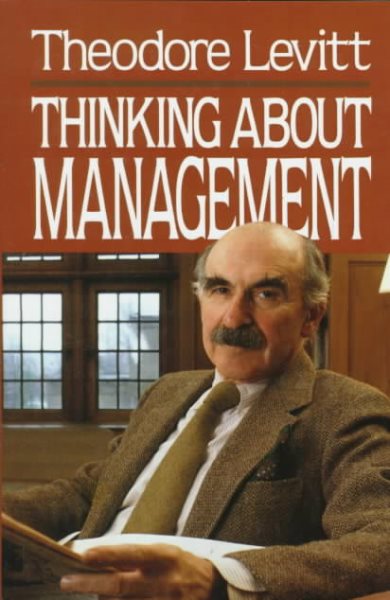 THINKING ABOUT MANAGEMENT cover