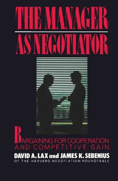 Manager as Negotiator cover