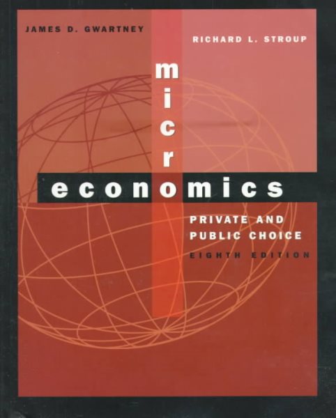 Microeconomics: Private and Public Choice