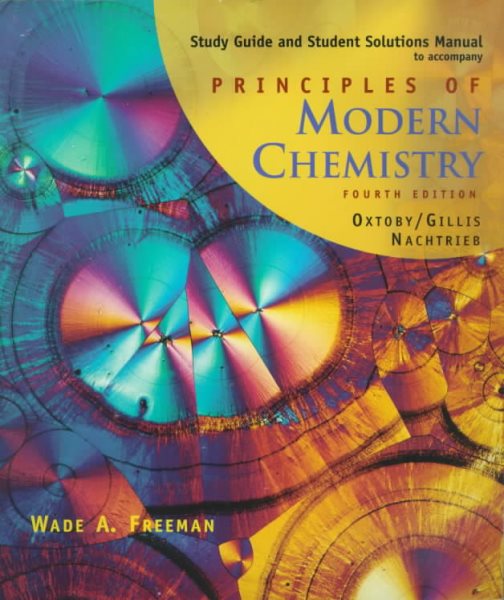 Principles of Modern Chemistry (Study Guide and Solutions Manual) cover