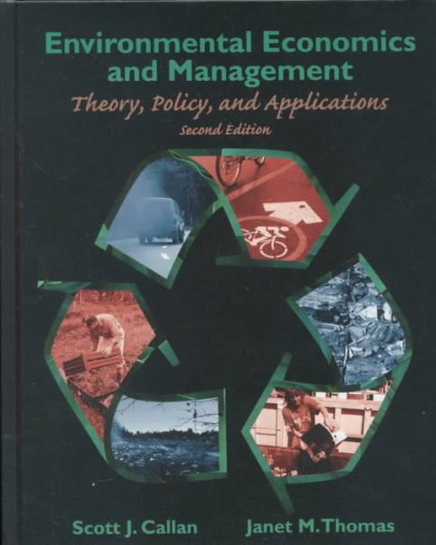 Environmental Economics and Management: Theory, Policy, and Applications, Updated cover