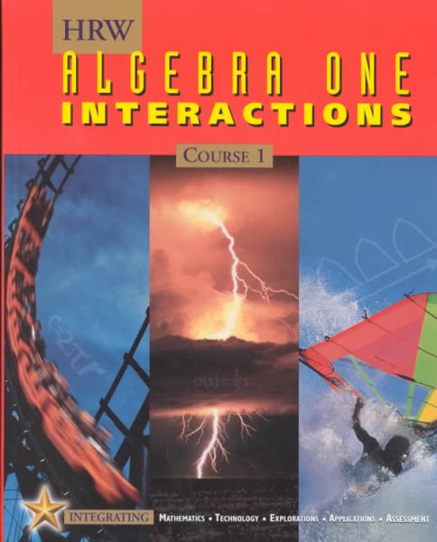 HRW Algebra One Interactions Course 1 (Holt copyright 2001)