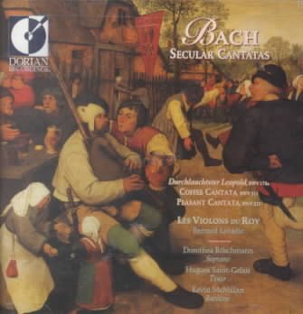 Bach: Secular Cantatas / Röschmann, Saint-Celais, McMillan; Les Violons du Roy cover