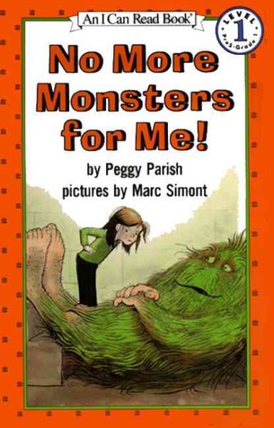 No More Monsters for Me! (I Can Read Book 1) cover