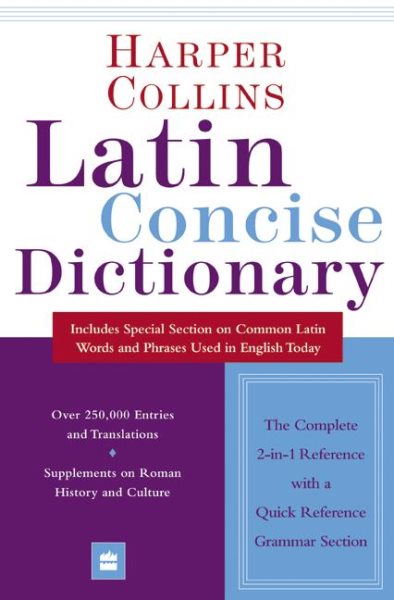 Collins Latin Concise Dictionary (Collins Language)