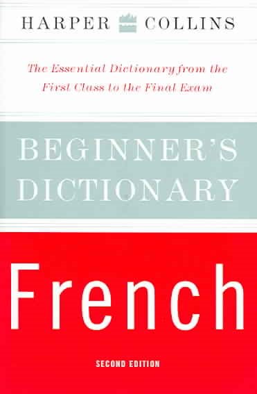 HarperCollins Beginner's French Dictionary, 2e cover