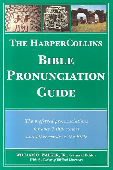 The HarperCollins Bible Pronunciation Guide cover