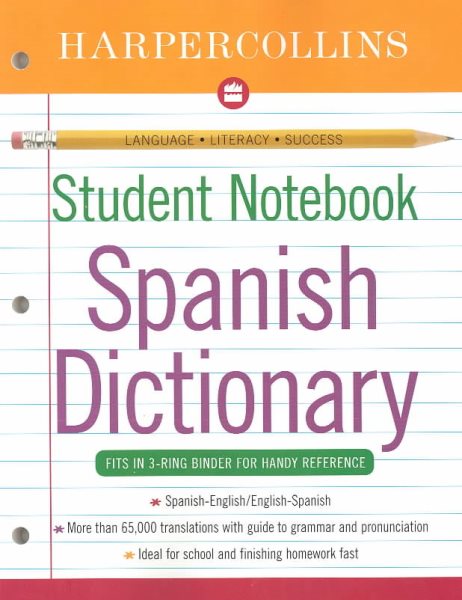 HarperCollins Student Notebook Spanish Dictionary (Collins Language) (Spanish Edition) cover