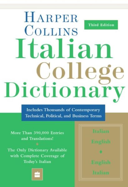 HarperCollins Italian College Dictionary, 3rd Edition