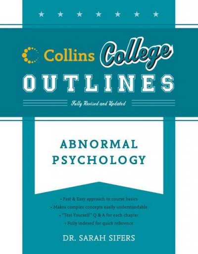 Abnormal Psychology (Collins College Outlines) cover