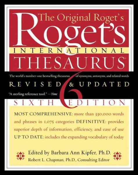 Roget's International Thesaurus, 6th Edition cover
