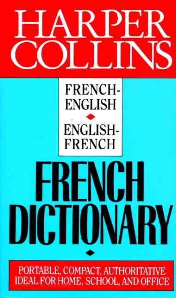 Harpercollins French-English/English-French Dictionary cover