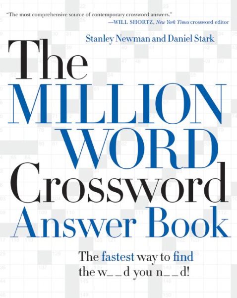 The Million Word Crossword Answer Book cover