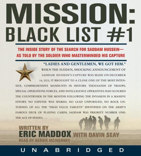 Mission: Black List #1 CD cover