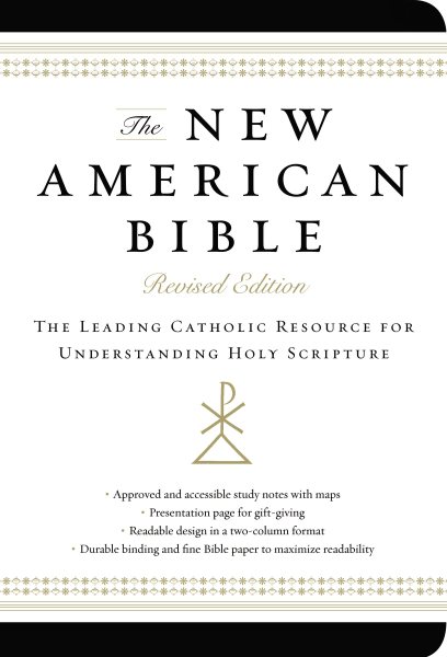The New American Bible, Revised Edition, Imitation Leather, Non-flex, Black: The Leading Catholic Resource for Understanding Holy Scripture cover