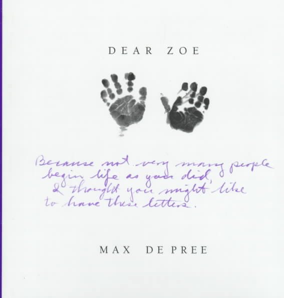 Dear Zoe: Letters to My Miracle Grandchild cover