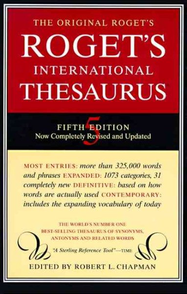Roget's International Thesaurus cover