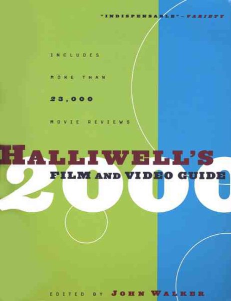 Halliwell's Film and Video Guide 2000 (HALLIWELL'S FILM & VIDEO GUIDE) cover