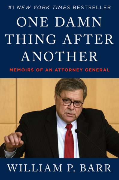 One Damn Thing After Another: Memoirs of an Attorney General cover