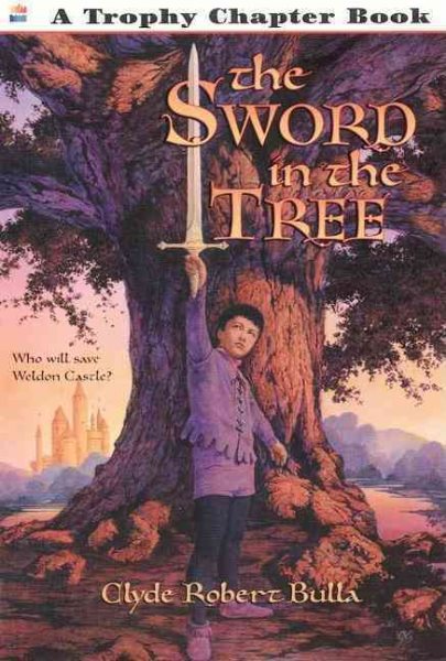 The Sword in the Tree (Trophy Chapter Book) cover