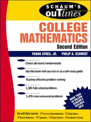 Schaum's Outline of College Mathematics cover