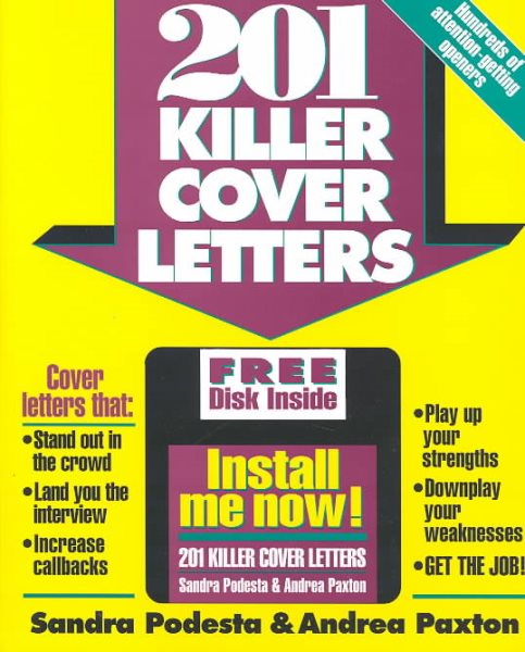 201 Killer Cover Letters cover