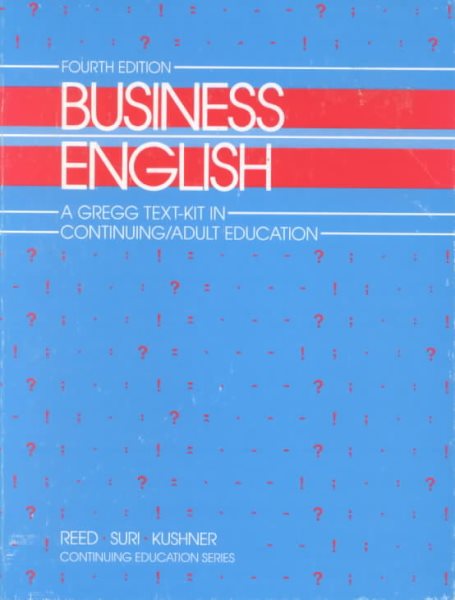Business English: A Gregg Text-Kit for Adult Education (Continuing Education Series/Set) cover