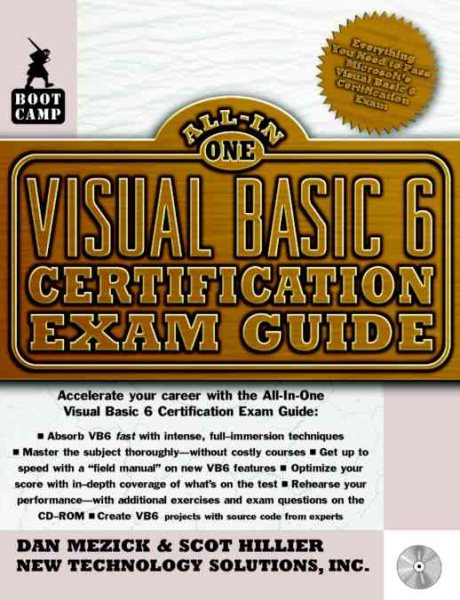 Visual Basic 6 Certification Exam Guide cover