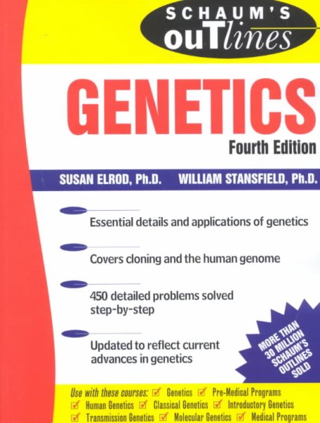 Schaum's Outline of Genetics cover