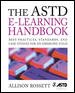 The ASTD e-Learning Handbook : Best Practices, Strategies, and Case Studies for an Emerging Field cover